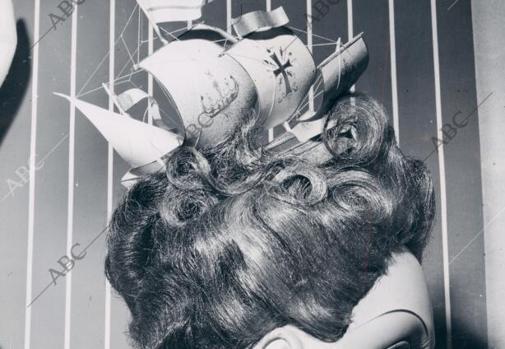 En la imagen, un tocado de Cabeza «Santa María».