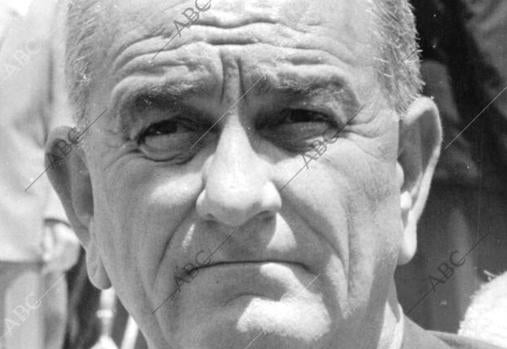 El político estadounidense Lyndon B. Johnson