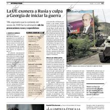 Información de 2009 sobre la guerra de Georgia