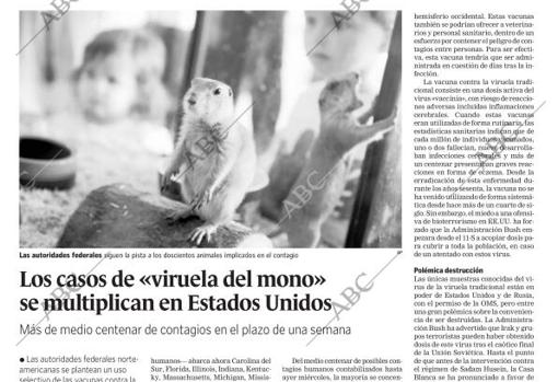 Noticia publicada el 12 de junio de 2003