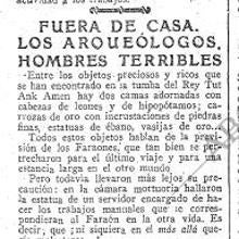 Opinión de Antonio Azpeitua en ABC en 1923
