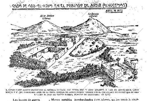 Reportaje sobre la vivienda de Abd-el Krim, en 1925