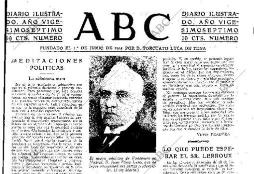 Reportaje crítico sobre las apariciones, en el ABC Republicano, en noviembre de 1931
