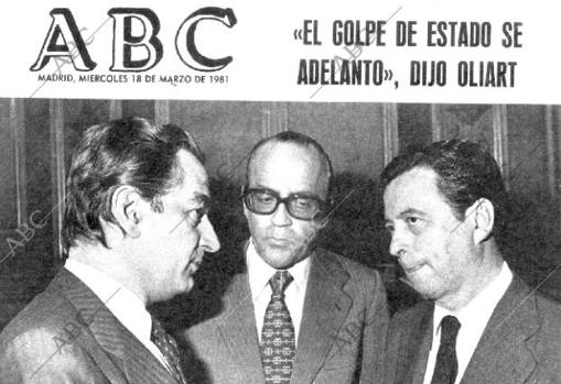 Portada sobre la presentación del informe Oliart