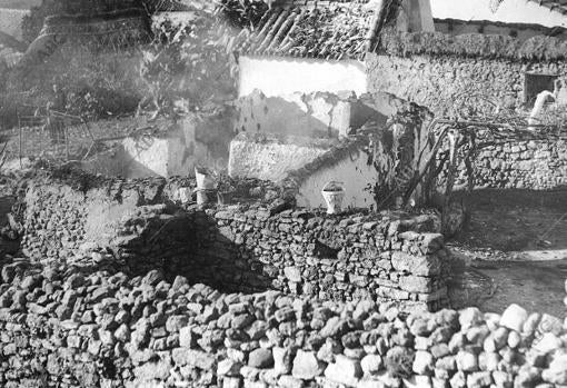 Estado en el que quedó una de las viviendas en las que se hicieron fuertes los revoltosos de Casas Viejas