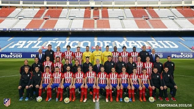 El Atlético se hace la foto oficial