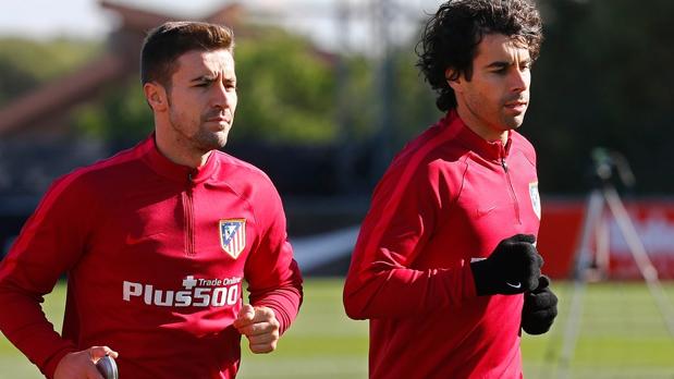 Tiago vuelve a entrenarse con el Atlético