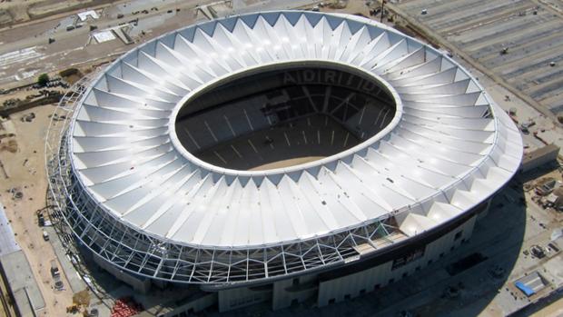 El time-lapse de la cubierta del Wanda Metropolitano