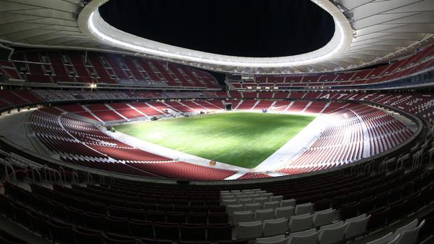 El «time-lapse» del nuevo césped del Wanda Metropolitano