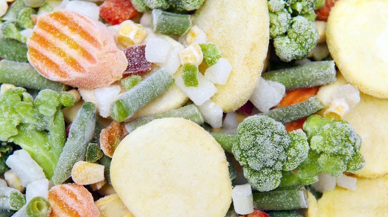 Congelar las verduras permite organizar menús saludables