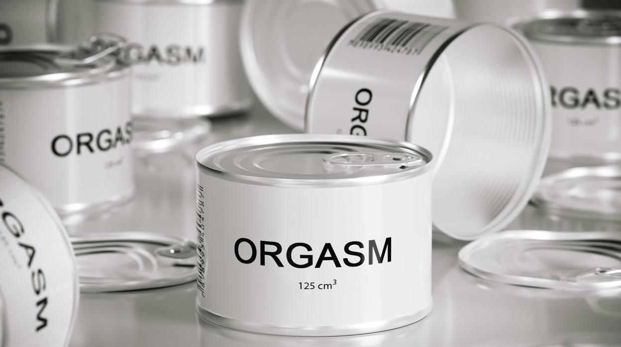 Representación del orgasmo en forma de latas