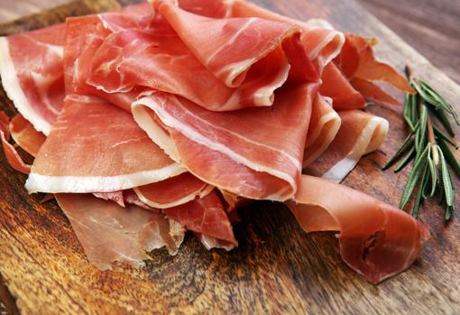 Jamón serrano.