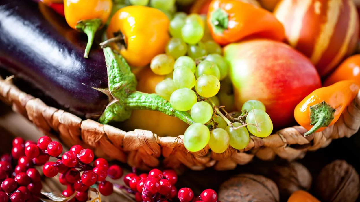 Frutas y verduras en noviembre.