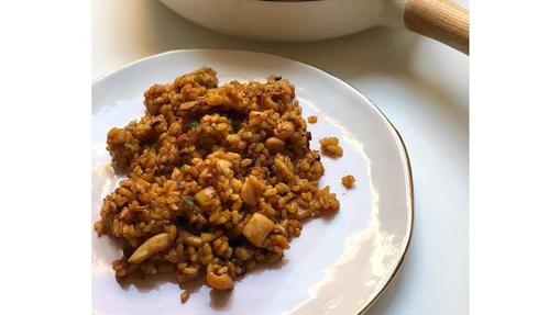 Arroz con calamares.