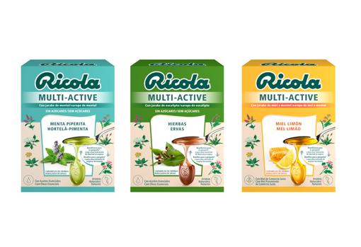 Ricola Multi-Active Menta Piperita, Hierbas y Miel y limón.