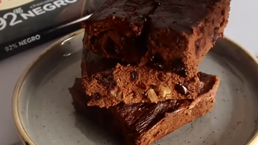 Brownie de chocolate y zanahoria.