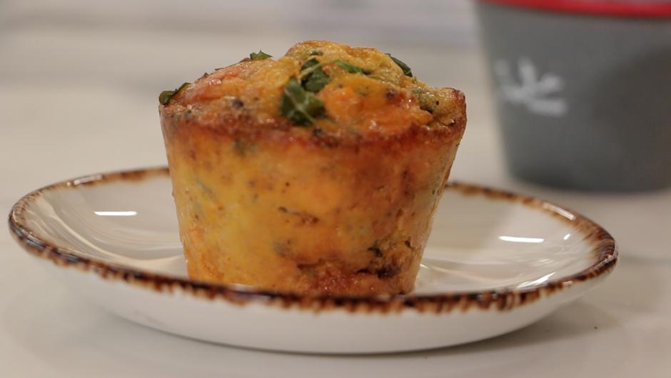 La receta de muffin con boniato que sorprende porque es salada