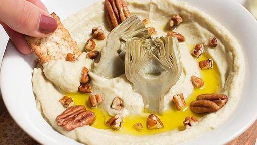 Hummus de alcachofas