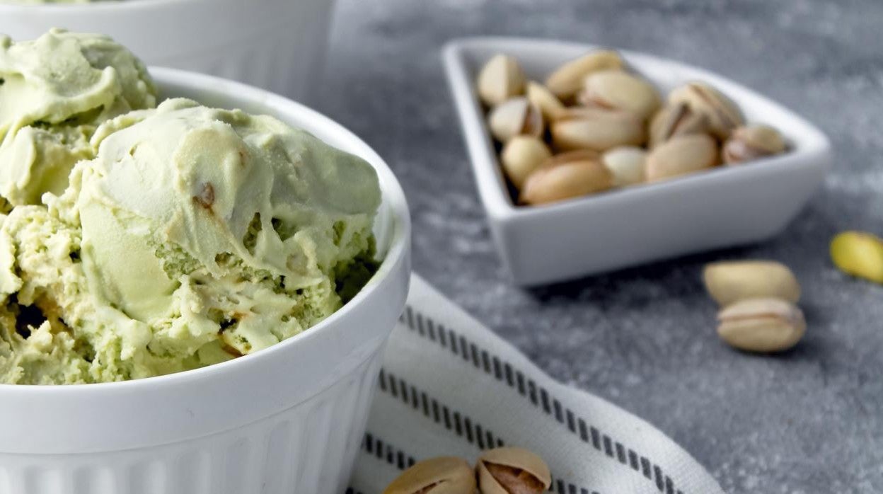 Helado de pistacho
