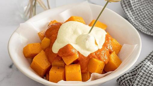 Bravas de calabaza.