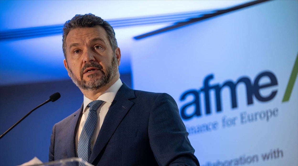 Rodrigo Buenaventura durante su coloquio en la 13ª conferencia sobre los mercados españoles organizada por la AFME