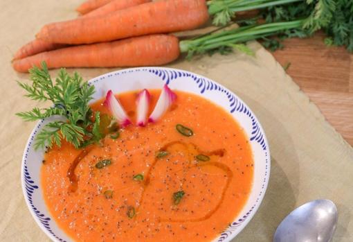 Gazpacho de zanahoria