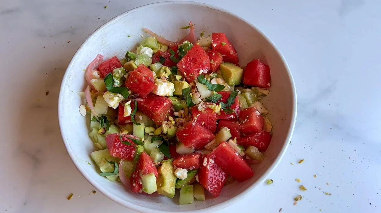 Ensalada de sandía: una receta fácil, original y refrescante