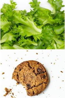 El volumen no siempre es indicador de las calorías que contiene un alimento.