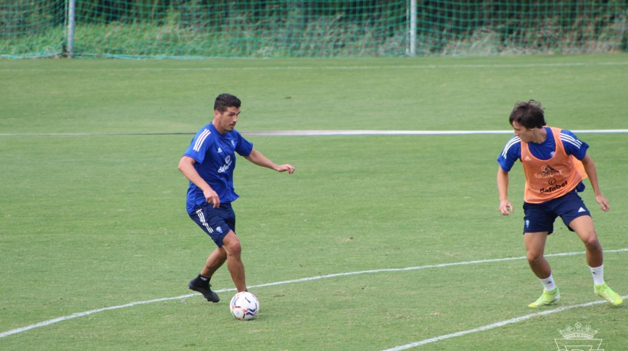 Garrido ya entrena con sus compañeros.