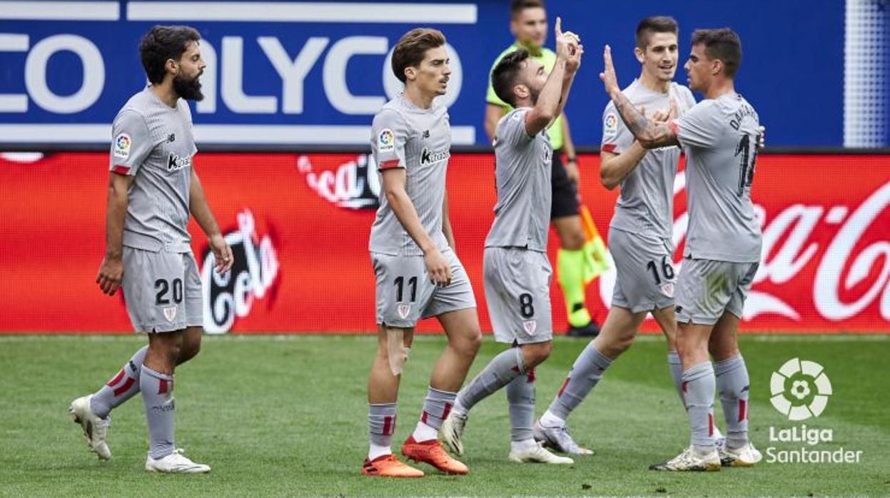 El Athletic ganó el derbi ante el Eibar en Ipurúa.