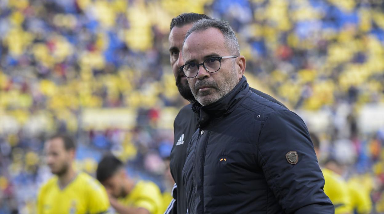 Álvaro Cervera, entrenador del Cádiz CF.