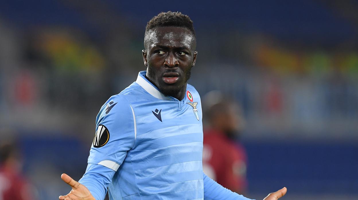 Bobby Adekanye, en un partido con la Lazio.