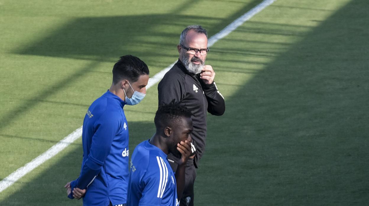 Álvaro Cervera, durante una sesión de entrenamiento.