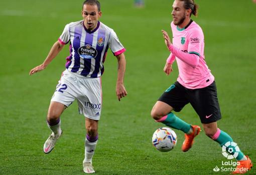 El Valladolid perdió ante el Barça.