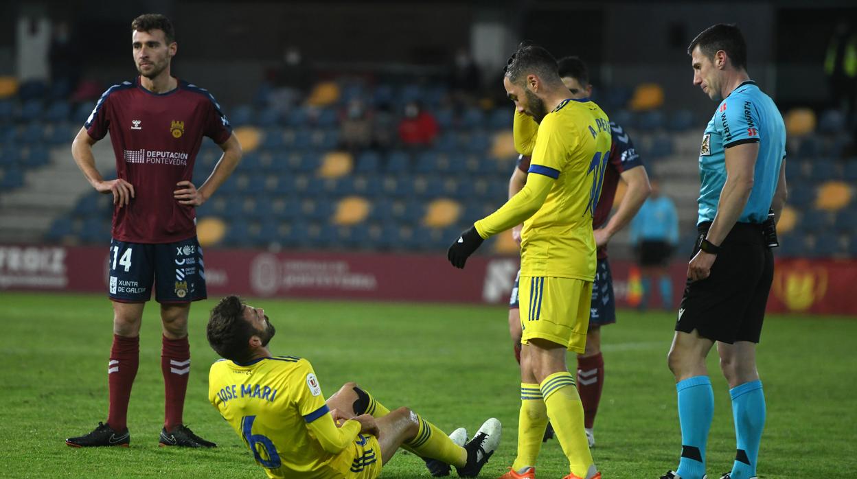 José mari volvió a lesionarse.