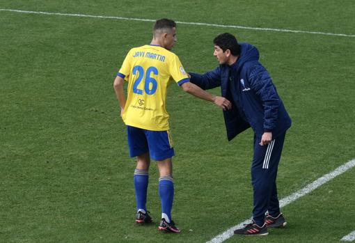 Javi Martín fue de nuevo titular con el filial cadista.