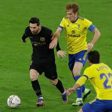 Messi con Álex Fernández.