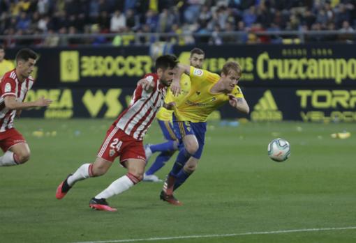 El Cádiz CF-Almería fue el último encuentro oficial con público en las gradas del Estadio Ramón de Carranza.