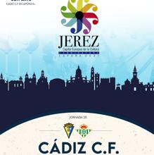 Cartel del derbi en honor a Jerez