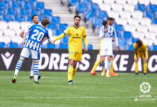 Rubén Sobrino es uno de los fichajes invernales del Cádiz CF.