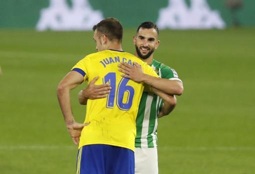 Cala y Montoya en el Betis - Cádiz.