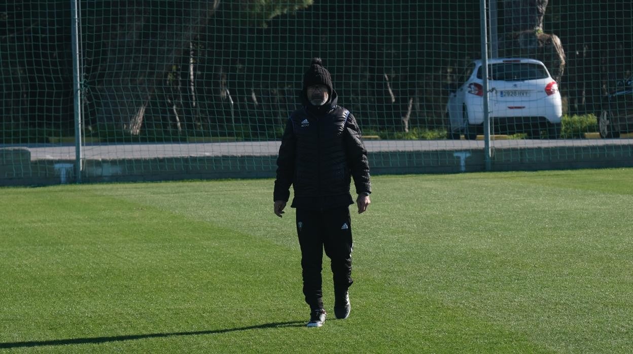 Álvaro Cervera, entrenador del Cádiz CF.