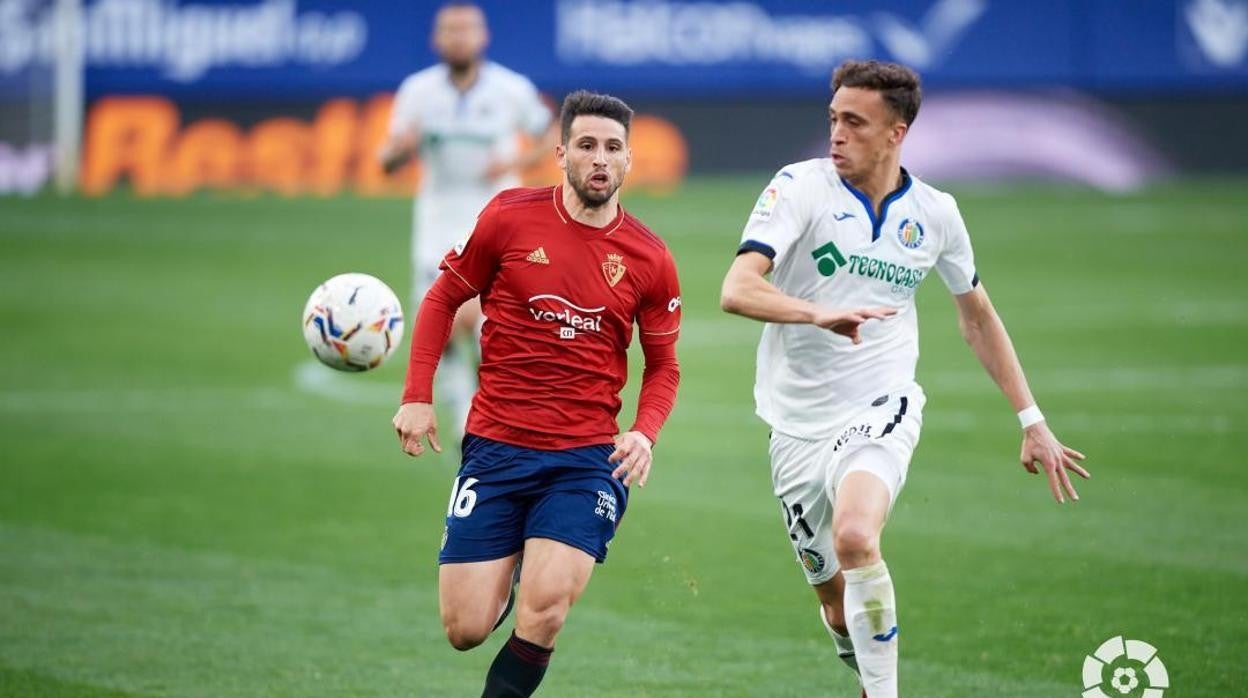 Sofian Chakla sí jugó en El Sadar ante el Osasuna.