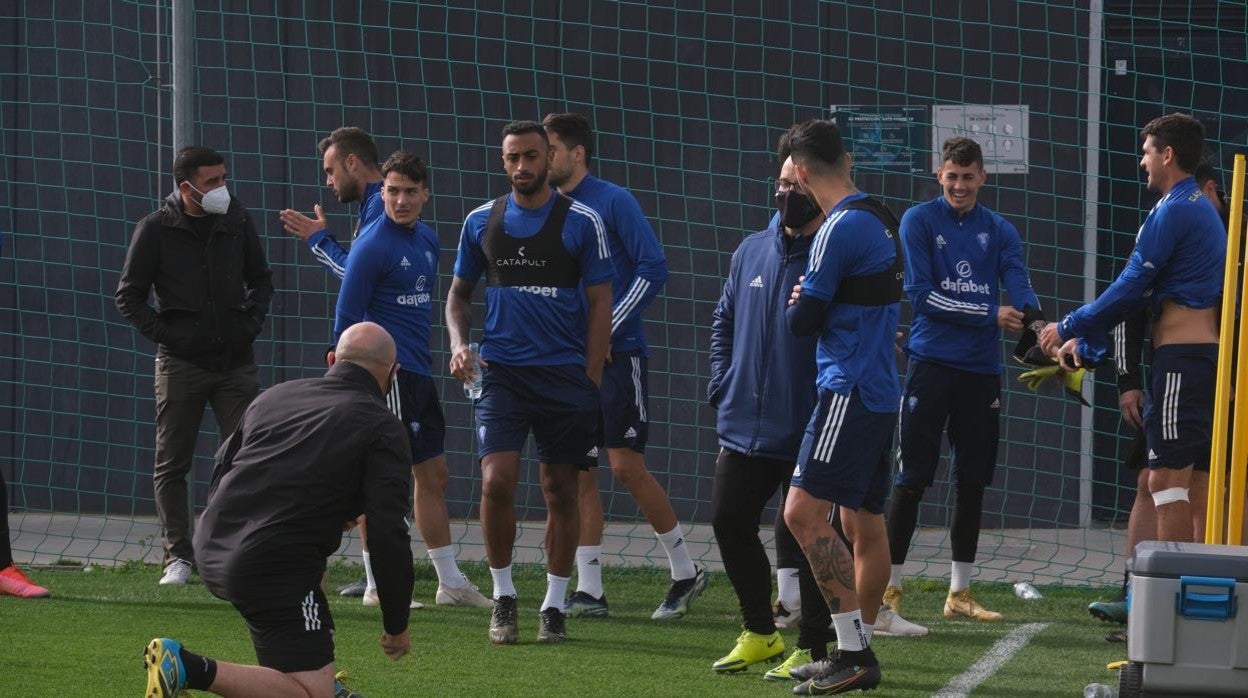 Imagen de un entrenamiento de este último tramo de la temporada.