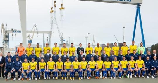 Foto oficial del Cádiz CF en la temporada 2020/2021