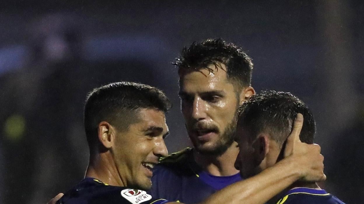 Garrido junto a Alcalá y Malbasic esta temporada