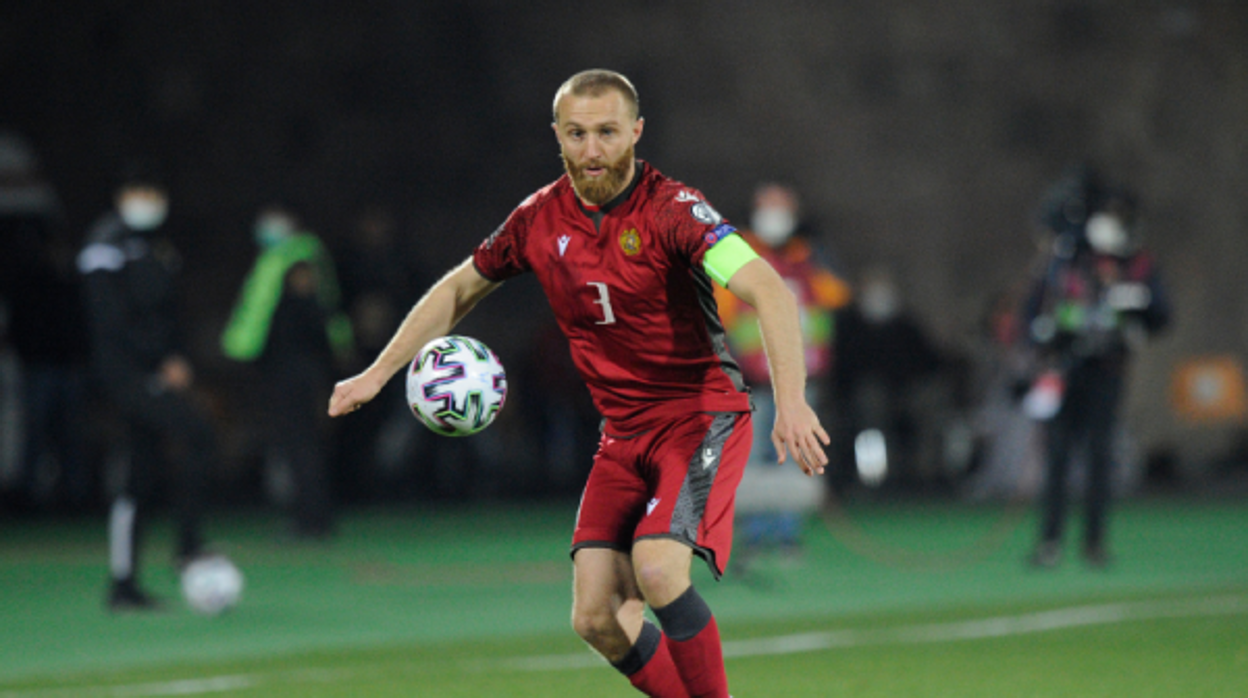 haroyan, con su seleeción.