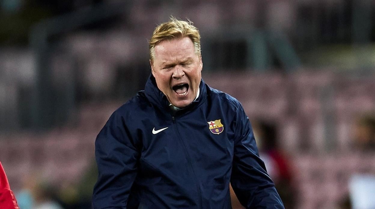 Ronald Koeman, entrenador del Barcelona.