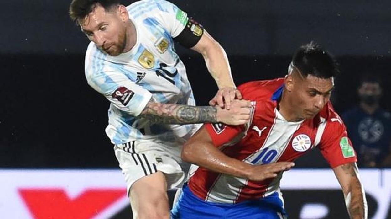Arzamendia y Paraguay empataron sin goles ante la Argentina de Messi.