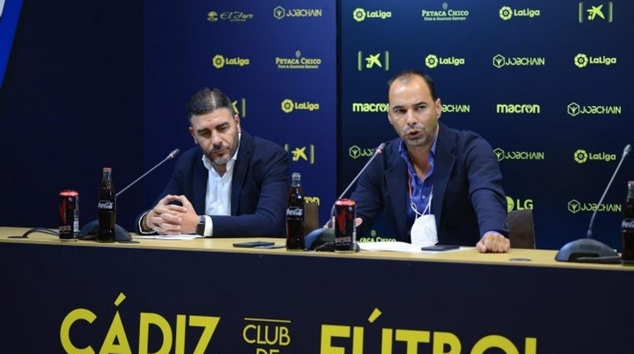 Enirque y Jorge Cordero, secretarios técnicos del Cádiz CF